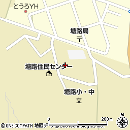 標茶町役場　標茶町郷土館周辺の地図