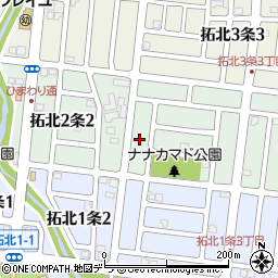 北海道札幌市北区拓北２条3丁目1周辺の地図