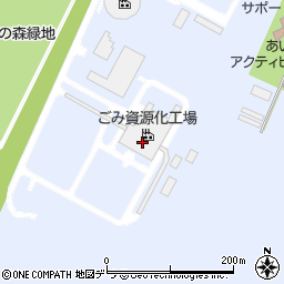 札幌市役所環境局　環境事業部篠路破砕工場周辺の地図