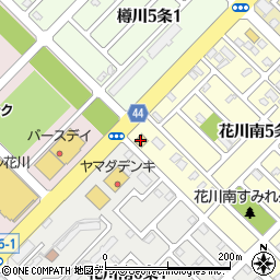 セブンイレブン石狩花川南店周辺の地図
