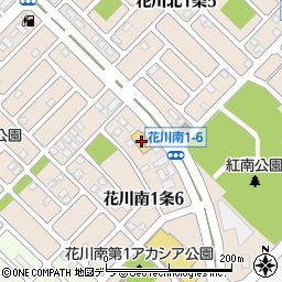 全日食スーパーエース花川店周辺の地図