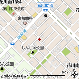 北海道石狩市花川南１条5丁目106周辺の地図