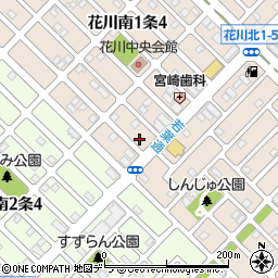 ＭＡＤＯショップ　石狩花川店周辺の地図