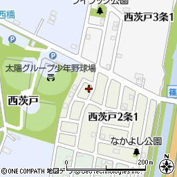 西茨戸そよかぜ公園周辺の地図