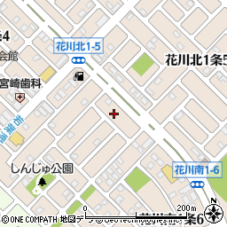 北海道石狩市花川南１条5丁目93周辺の地図