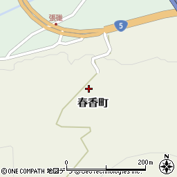 北海道小樽市春香町158周辺の地図