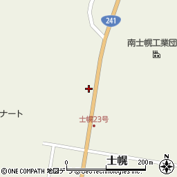 ローソン士幌店周辺の地図