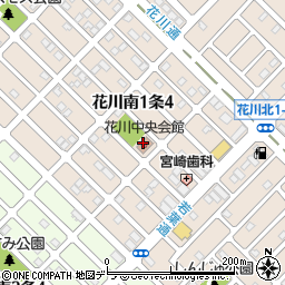 花川中央会館周辺の地図