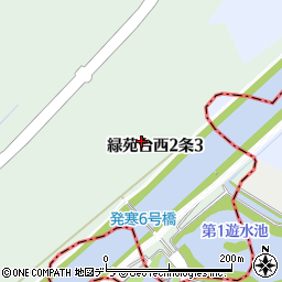 〒061-3232 北海道石狩市緑苑台西二条の地図