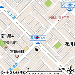 クレイジースパイス 石狩花川店周辺の地図