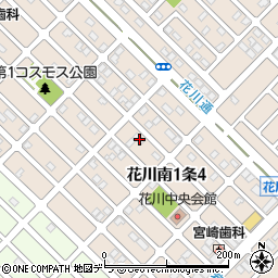 北海道石狩市花川南１条4丁目35周辺の地図