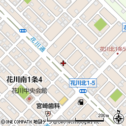 天壇ラーメン花川店周辺の地図