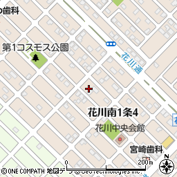 北海道石狩市花川南１条4丁目42周辺の地図