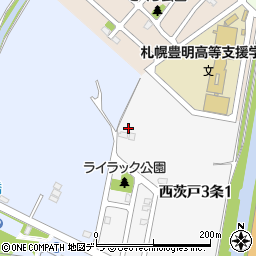 北海道札幌市北区西茨戸３条1丁目6周辺の地図