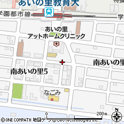 北海道札幌市北区南あいの里周辺の地図