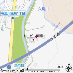 北海道小樽市朝里川温泉2丁目721周辺の地図