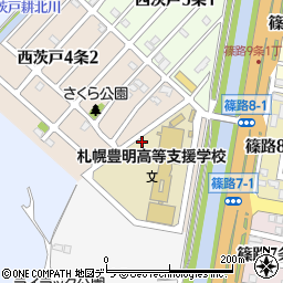 〒002-8034 北海道札幌市北区西茨戸四条の地図
