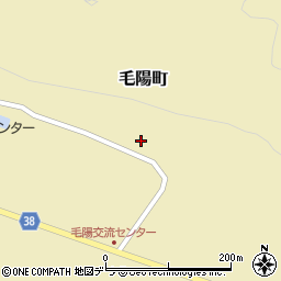 北海道岩見沢市毛陽町周辺の地図