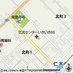 仁木町交流センター　いきいき８８周辺の地図