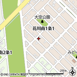 北海道石狩市花川南１条1丁目274周辺の地図