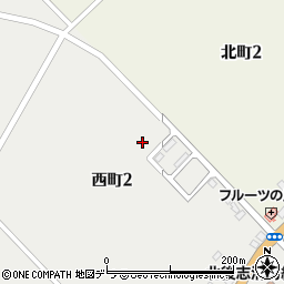 北海道余市郡仁木町西町2丁目27周辺の地図