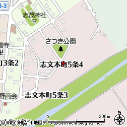 北海道岩見沢市志文本町５条周辺の地図