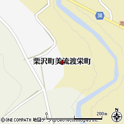 北海道岩見沢市栗沢町美流渡栄町周辺の地図