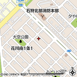 北海道石狩市花川南１条1丁目194周辺の地図