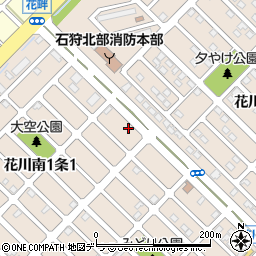 朝日新聞サービスアンカー花川周辺の地図