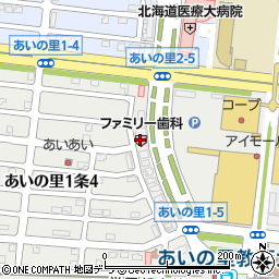 札幌ファミリー歯科医院周辺の地図