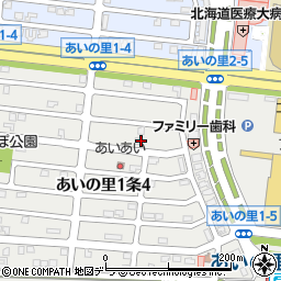 ヤクルト札幌ヤクルト販売株式会社　あいの里センター周辺の地図