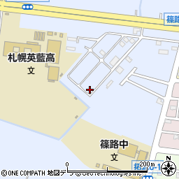 北海道札幌市北区篠路町篠路377-26周辺の地図