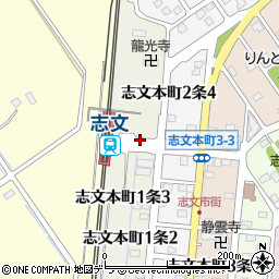 北海道岩見沢市志文本町１条周辺の地図