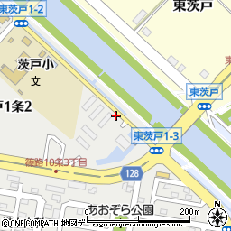 北海道札幌市北区東茨戸１条3丁目周辺の地図
