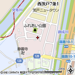北海道札幌市北区西茨戸６条周辺の地図