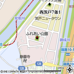 西茨戸ふれあい公園周辺の地図