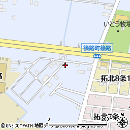 北海道札幌市北区篠路町篠路372-41周辺の地図