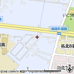 北海道札幌市北区篠路町篠路372-50周辺の地図