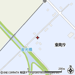 北海道余市郡仁木町東町9丁目15周辺の地図