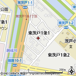 パークハイツ東茨戸周辺の地図