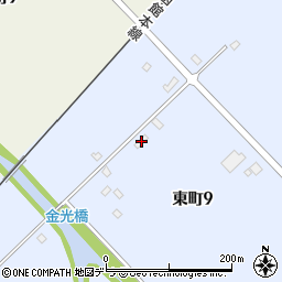 北海道余市郡仁木町東町9丁目42周辺の地図