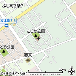 志文児童館周辺の地図