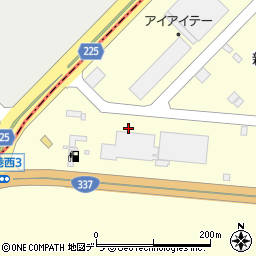 東邦北海道株式会社　石狩営業所周辺の地図