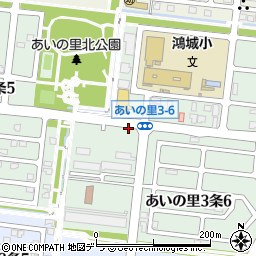 北海道札幌市北区あいの里３条周辺の地図