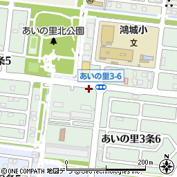 北海道札幌市北区あいの里３条周辺の地図
