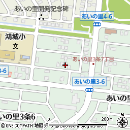 札幌市役所子ども未来局　子ども育成部・鴻城小ミニ児童会館周辺の地図