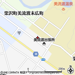 岩見沢市役所　美流渡コミュニティセンター周辺の地図