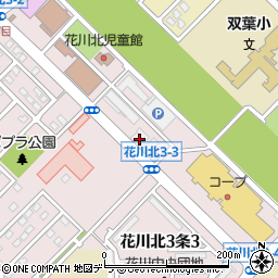 北洋銀行花川北支店周辺の地図