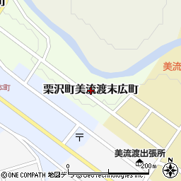 北海道岩見沢市栗沢町美流渡末広町周辺の地図