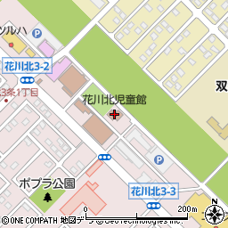 花川北児童館周辺の地図
